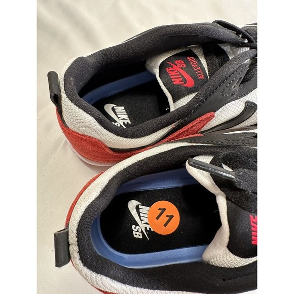 Nike SB Alleyoop Black Toe Chicago Men\'s Size 11 CJ0882-102 Brand New Red White main image 3